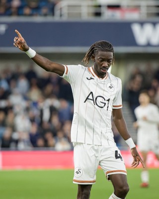 131026 - Millwall v Swansea City - Sky Bet Championship -  Moussa Kounfolo Yeo of Swansea City
