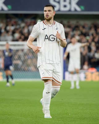 131026 - Millwall v Swansea City - Sky Bet Championship -  Zan Vipotnik of Swansea City
