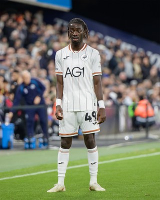 131026 - Millwall v Swansea City - Sky Bet Championship -  Moussa Kounfolo Yeo of Swansea City
