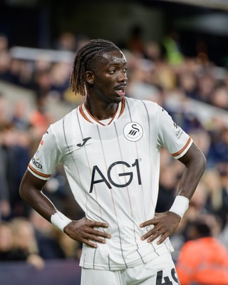 131026 - Millwall v Swansea City - Sky Bet Championship -  Moussa Kounfolo Yeo of Swansea City