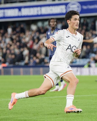 131026 - Millwall v Swansea City - Sky Bet Championship -  Elijah Just of Swansea City in action