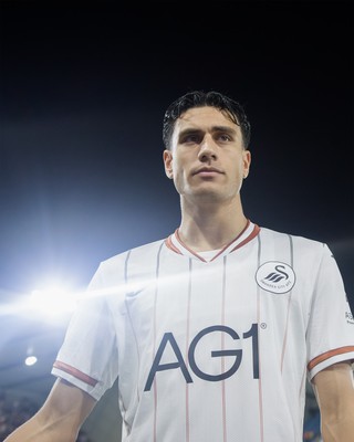 131026 - Millwall v Swansea City - Sky Bet Championship -  Marko Stamenic of Swansea City