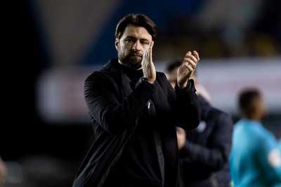 140323 - Millwall v Swansea City - Sky Bet Championship - Russell Martin of Swansea City applauds the fans