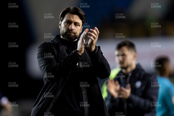 140323 - Millwall v Swansea City - Sky Bet Championship - Russell Martin of Swansea City applauds the fans