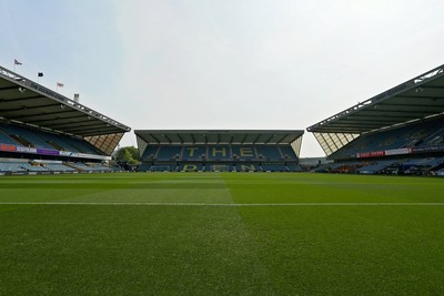 260425 - Millwall v Swansea City - Sky Bet Championship - A general view of The Den