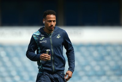 260425 - Millwall v Swansea City - Sky Bet Championship - Kit Margetson of Swansea on arrival 