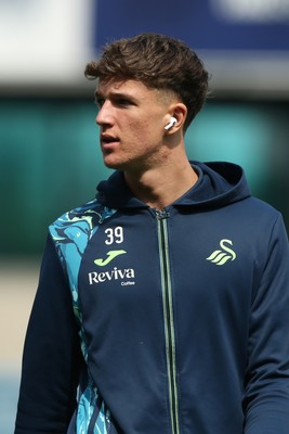 260425 - Millwall v Swansea City - Sky Bet Championship - Kit Margetson of Swansea on arrival 