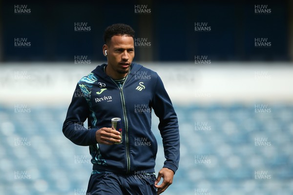260425 - Millwall v Swansea City - Sky Bet Championship - Kit Margetson of Swansea on arrival 