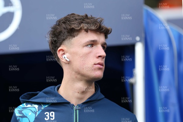 260425 - Millwall v Swansea City - Sky Bet Championship - Kit Margetson of Swansea on arrival 