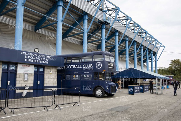 300923 - Millwall v Swansea City - Sky Bet Championship - A general view of the The Den ahead of the match