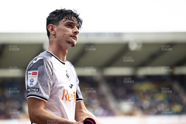 300923 - Millwall v Swansea City - Sky Bet Championship - Charlie Patino of Swansea City is substituted during the second half 