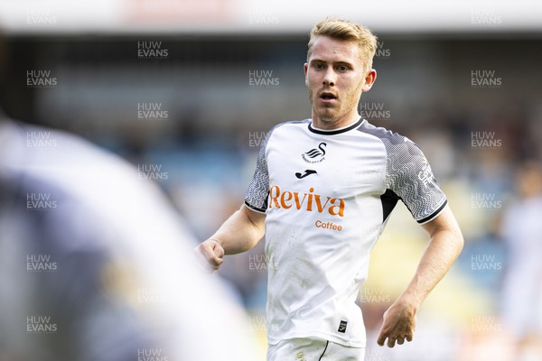 300923 - Millwall v Swansea City - Sky Bet Championship - Ollie Cooper of Swansea City in action