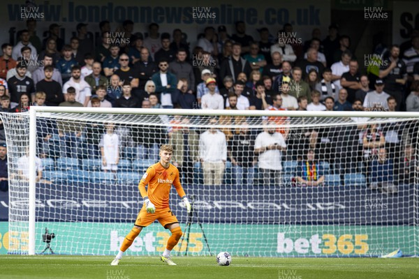 300923 - Millwall v Swansea City - Sky Bet Championship - Swansea City goalkeeper Carl Rushworth in action