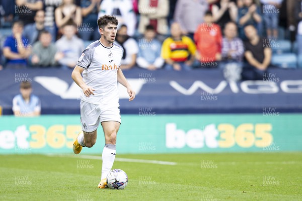 300923 - Millwall v Swansea City - Sky Bet Championship - Josh Key of Swansea City in action