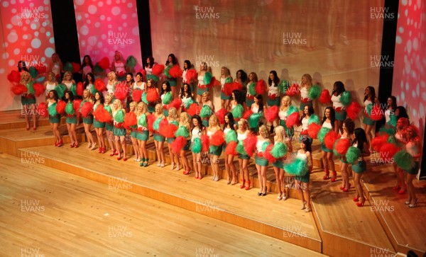 02.07.11 - Miss Wales 2011 Finals, St Davids Hall -  Miss Wales 2011 finalists take to the stage. 