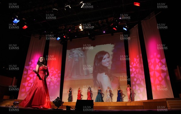 02.07.11 - Miss Wales 2011 Finals, St Davids Hall -  Laura Brookman takes to the stage for the Evening wear round of Miss Wales 2011 