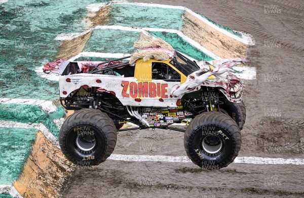 030916 - Monster Jam - Picture shows Monster Jam at Principality Stadium, Cardiff