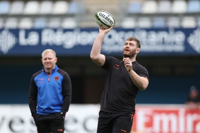 030526 - Montpellier Herault Rugby v Dragons RFC - EPCR Challenge Cup Semi Final - Dragons team arrive at the stadium
