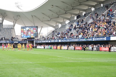 030526 - Montpellier Herault Rugby v Dragons RFC - EPCR Challenge Cup Semi Final - Dragons applaud the travelling fans after the match 