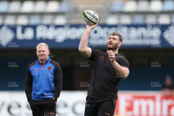 030526 - Montpellier Herault Rugby v Dragons RFC - EPCR Challenge Cup Semi Final - Dragons team arrive at the stadium