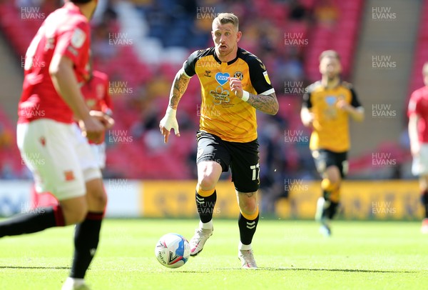 310521 - Morecambe v Newport County, SkyBet League 2 Play Off Final - Scot Bennett of Newport County