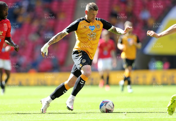 310521 - Morecambe v Newport County, SkyBet League 2 Play Off Final - Scot Bennett of Newport County
