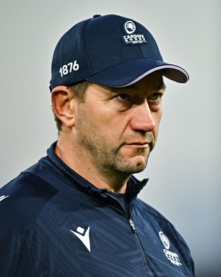 041025 - Munster v Cardiff Rugby, United Rugby Championship - Cardiff Rugby head coach Corniel van Zyl ahead of the match