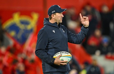 041025 - Munster v Cardiff Rugby, United Rugby Championship - Cardiff Rugby head coach Corniel van Zyl ahead of the match
