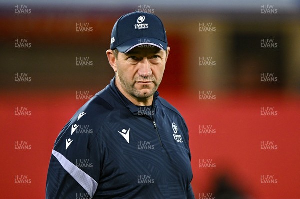 041025 - Munster v Cardiff Rugby, United Rugby Championship - Cardiff Rugby head coach Corniel van Zyl ahead of the match