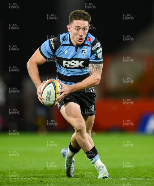 041025 - Munster v Cardiff Rugby, United Rugby Championship - Josh Adams of Cardiff Rugby 