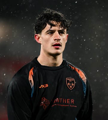 230126 - Munster v Dragons RFC - United Rugby Championship - Che Hope of Dragons before the match