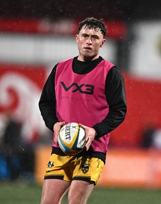 230126 - Munster v Dragons RFC - United Rugby Championship - Brodie Coghlan of Dragons before the match