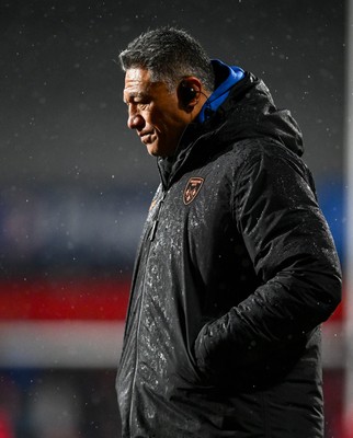 230126 - Munster v Dragons RFC - United Rugby Championship - Dragons head coach Filo Tiatia before the match