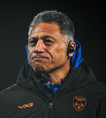 230126 - Munster v Dragons RFC - United Rugby Championship - Dragons head coach Filo Tiatia after the match