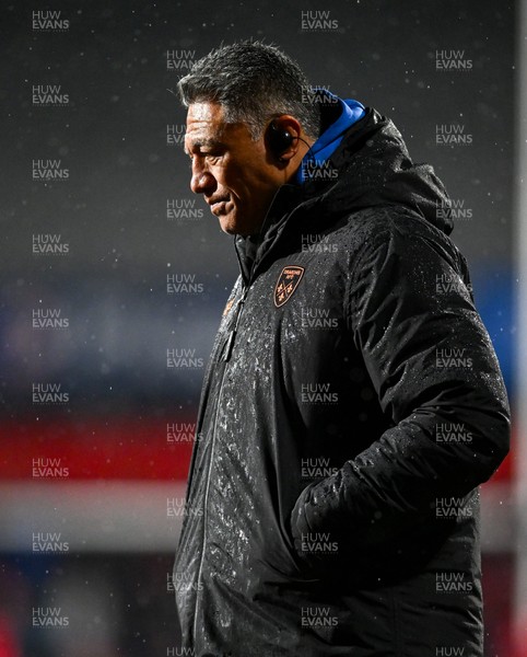 230126 - Munster v Dragons RFC - United Rugby Championship - Dragons head coach Filo Tiatia before the match
