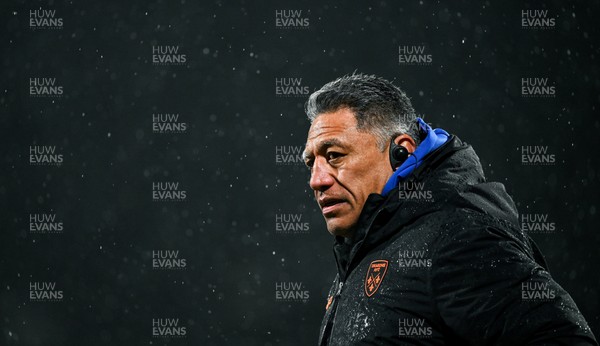 230126 - Munster v Dragons RFC - United Rugby Championship - Dragons head coach Filo Tiatia before the match