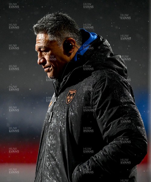 230126 - Munster v Dragons RFC - United Rugby Championship - Dragons head coach Filo Tiatia before the match