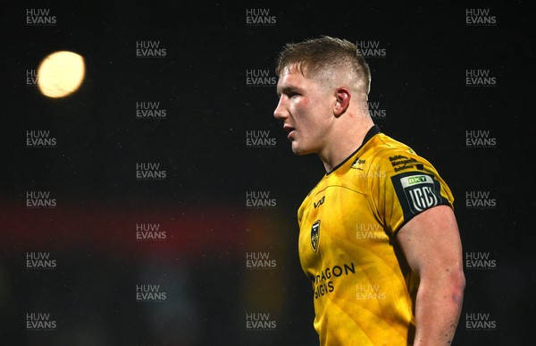 230126 - Munster v Dragons RFC - United Rugby Championship - Harry Beddall of Dragons after the match