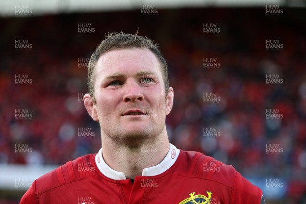 200517 - Munster v Ospreys - Guinness PRO12 Semi Final - An emotional Donnacha Ryan of Munster leaves the field