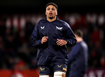 030323 - Munster v Scarlets - United Rugby Championship - Dan Davis of Scarlets