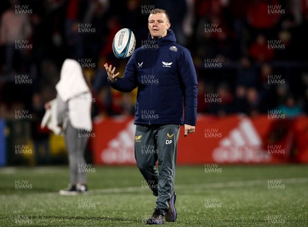 030323 - Munster v Scarlets - United Rugby Championship - Scarlets head coach Dwayne Peel