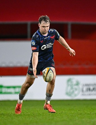 150225 - Munster v Scarlets - United Rugby Championship - Ioan Lloyd of Scarlets