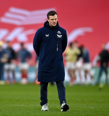 150225 - Munster v Scarlets - United Rugby Championship - Scarlets head coach Dwayne Peel before the match