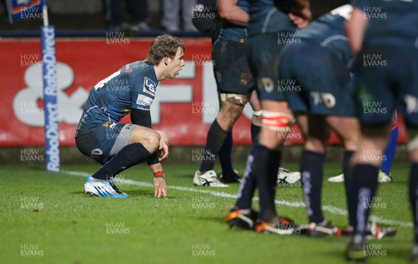 211213 - Munster v Llanelli Scarlets - RaboDirect Pro12Scarlets' Liam Williams at the end of the match(c) Huw Evans Picture Agency