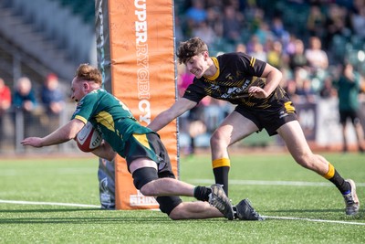 100525 - Nant Conwy v Bethesda - North Wales Division 1 Cup Final - Nant Conwy’s Tomos Williams extends his side’s advantage with another try in the second half