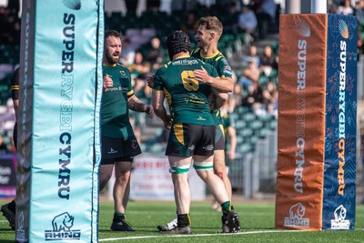 100525 - Nant Conwy v Bethesda - North Wales Division 1 Cup Final - Sam Hughes scores his second try of the game
