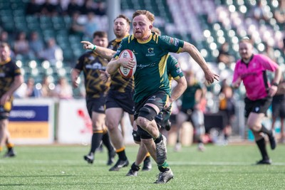 100525 - Nant Conwy v Bethesda - North Wales Division 1 Cup Final - Nant Conwy’s Tomos Williams extends his side’s advantage with another try in the second half
