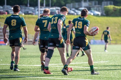 100525 - Nant Conwy v Bethesda - North Wales Division 1 Cup Final - Rhydian Jones scores another try for Nant Conwy