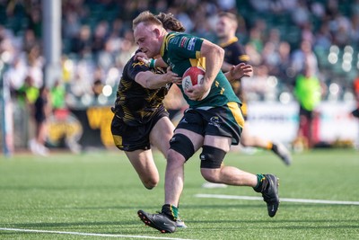 100525 - Nant Conwy v Bethesda - North Wales Division 1 Cup Final - Nant Conwy’s Ifan Williams scores another try