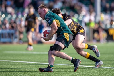 100525 - Nant Conwy v Bethesda - North Wales Division 1 Cup Final - Nant Conwy’s Ifan Williams scores another try